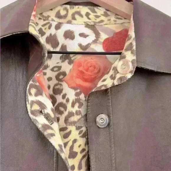 St. John‎ Reversible Leather Jacket Size S - Picture 4 of 7